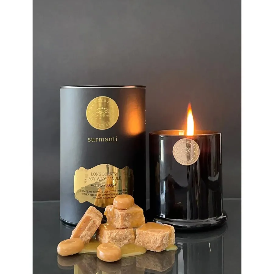 Long Burning EcoSoya Candle - Vanilla Caramel