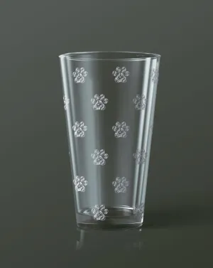 Maryland Paw Print Pattern (Etched) / Pint Glass