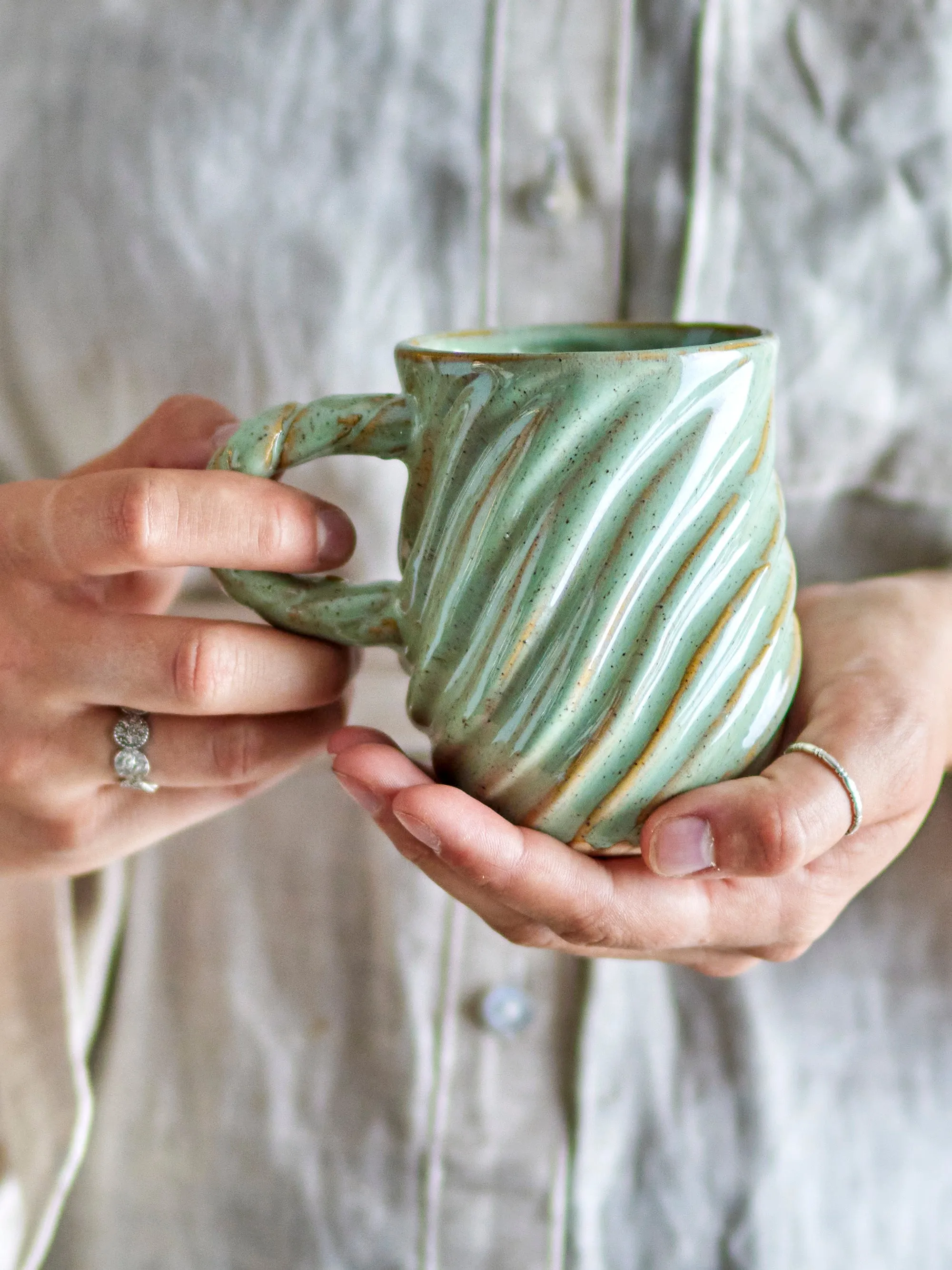 Matcha Miriam Stoneware Mug
