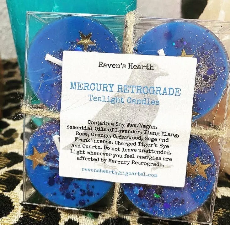 Mercury Retrograde Tea Light Candles