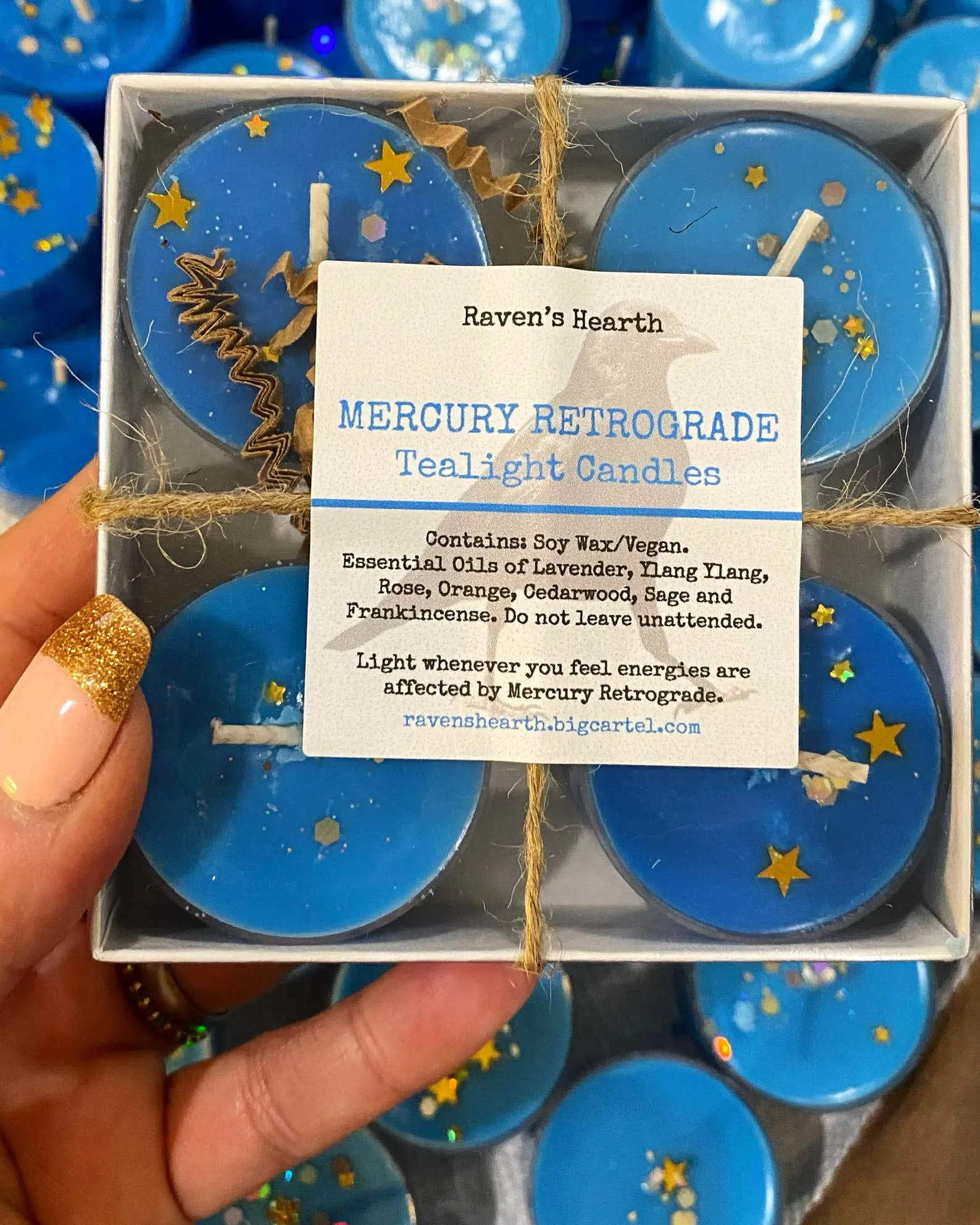 Mercury Retrograde Tea Light Candles