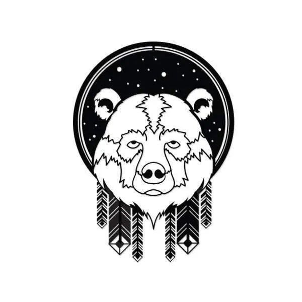 Metal Wall Art Bear