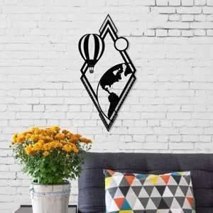 Metal Wall Art Earth