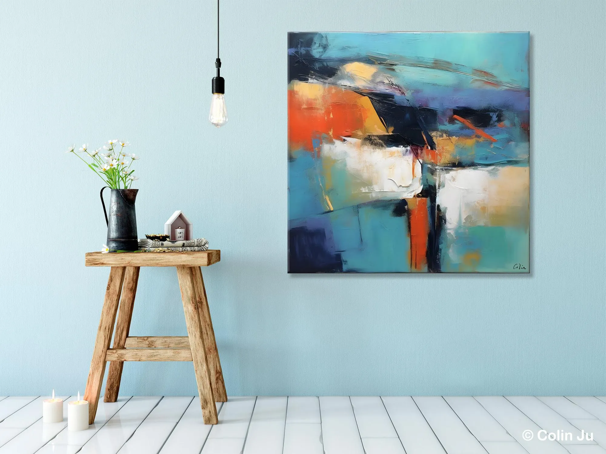 Modern Wall Art Paintings, Canvas Paintings for Bedroom, Buy Wall Art Online, Contemporary Acrylic Painting on Canvas, Large Original Art