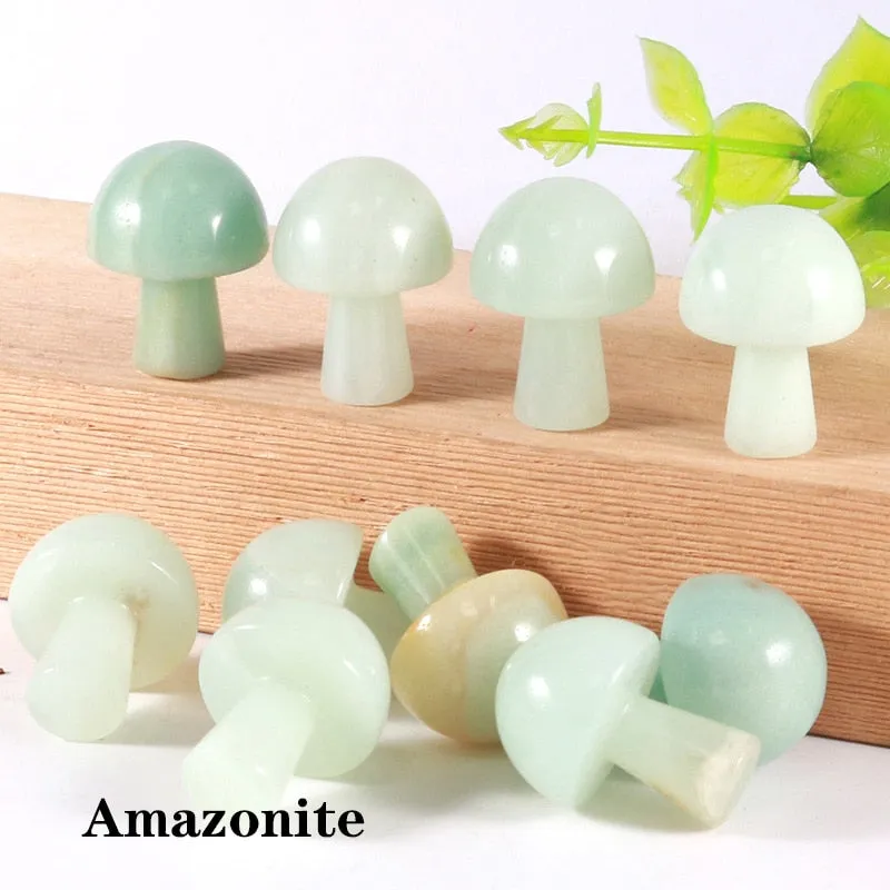 Mushroom Stone Figurines