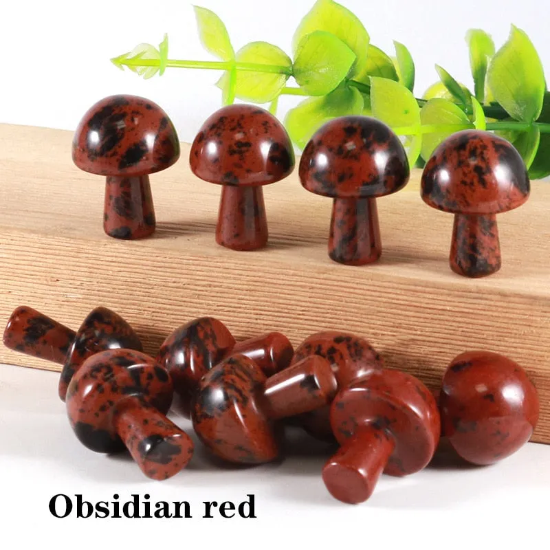 Mushroom Stone Figurines