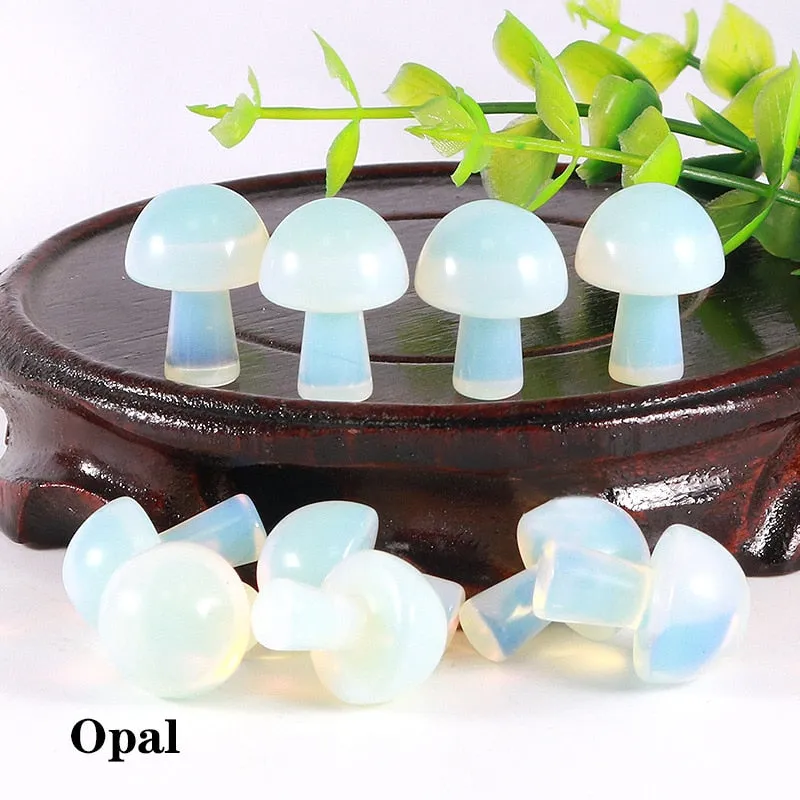 Mushroom Stone Figurines