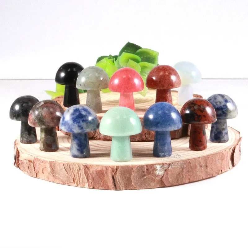 Mushroom Stone Figurines
