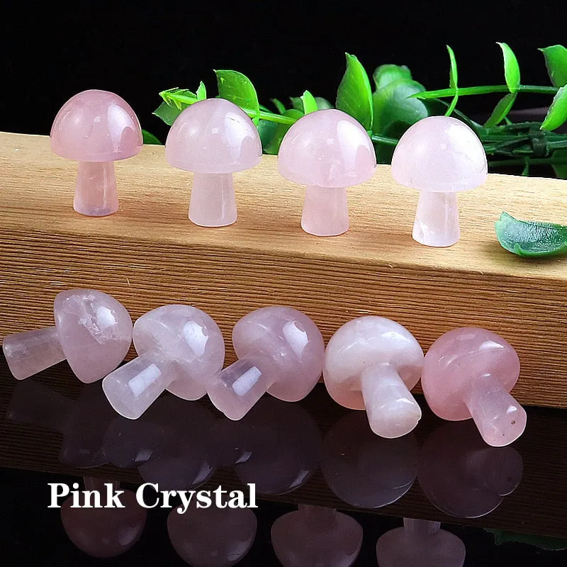 Mushroom Stone Figurines