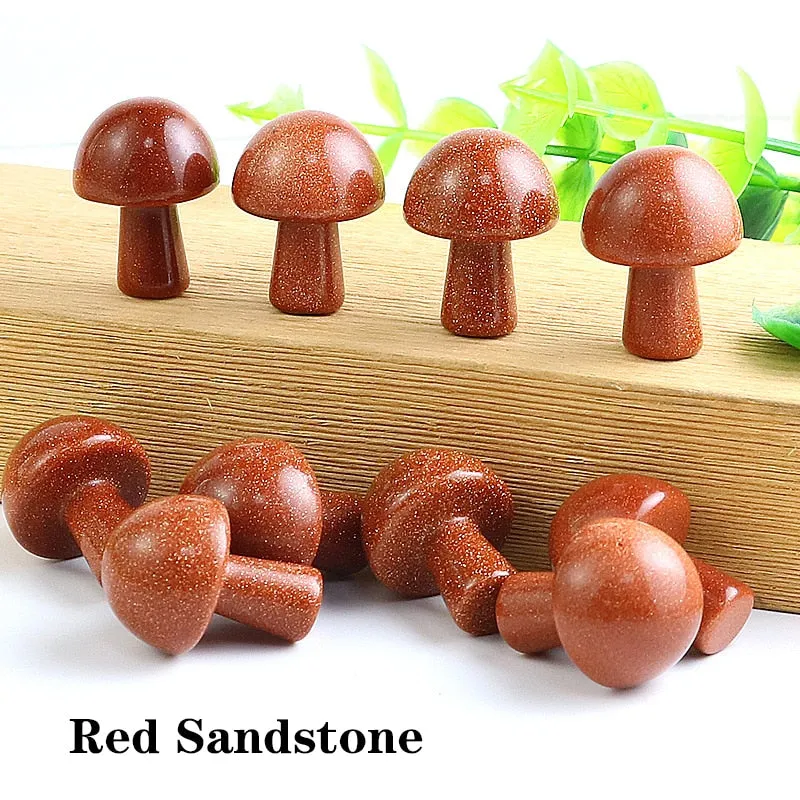Mushroom Stone Figurines
