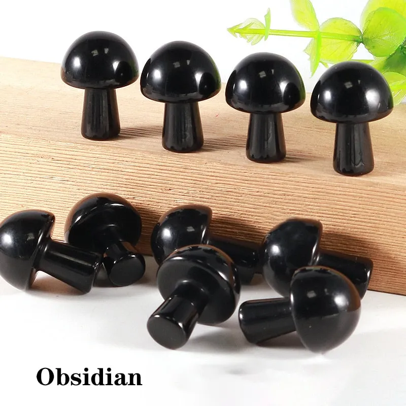 Mushroom Stone Figurines