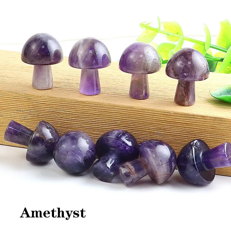 Mushroom Stone Figurines