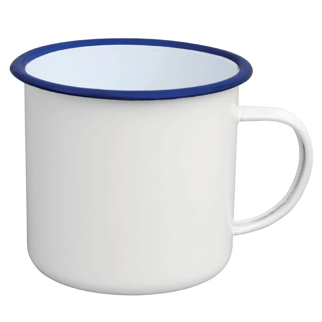 Olympia Large Enamel Soup Mugs 670ml (Pack of 6) - DC398