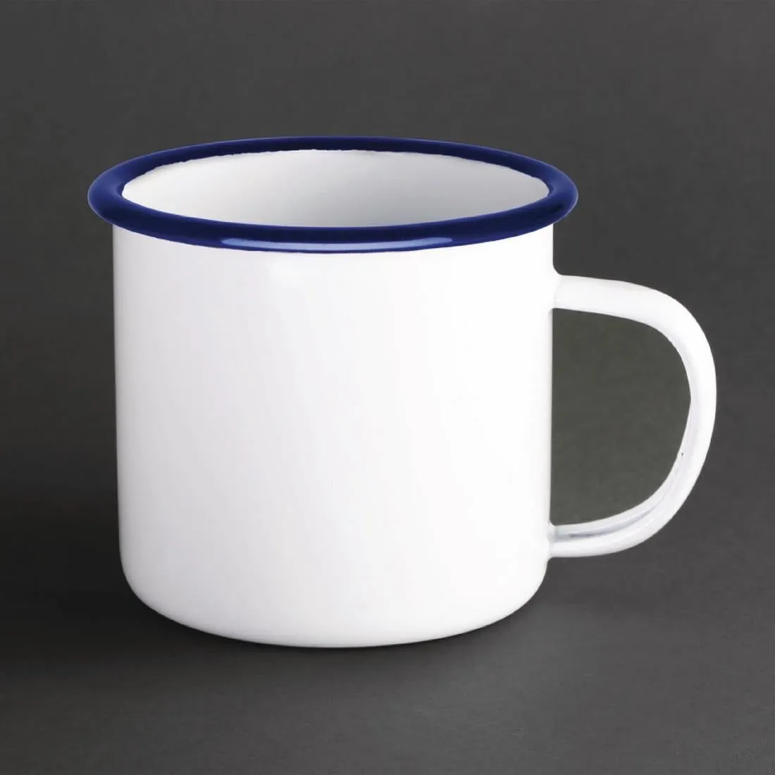 Olympia Large Enamel Soup Mugs 670ml (Pack of 6) - DC398