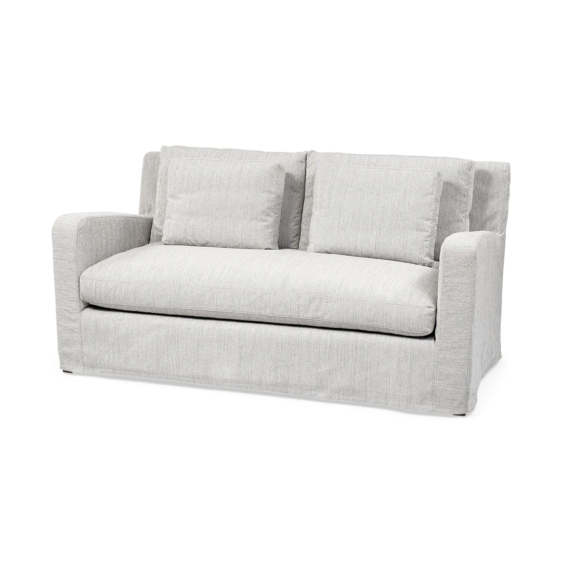Payton Love Seat in Frost Gray