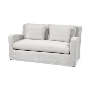 Payton Love Seat in Frost Gray
