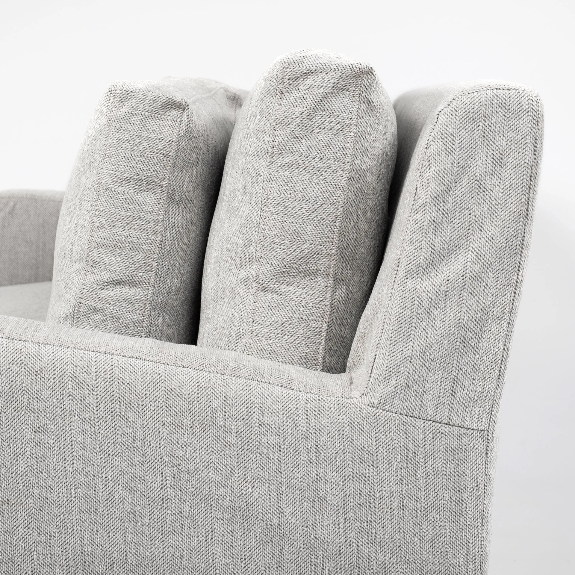 Payton Love Seat in Frost Gray