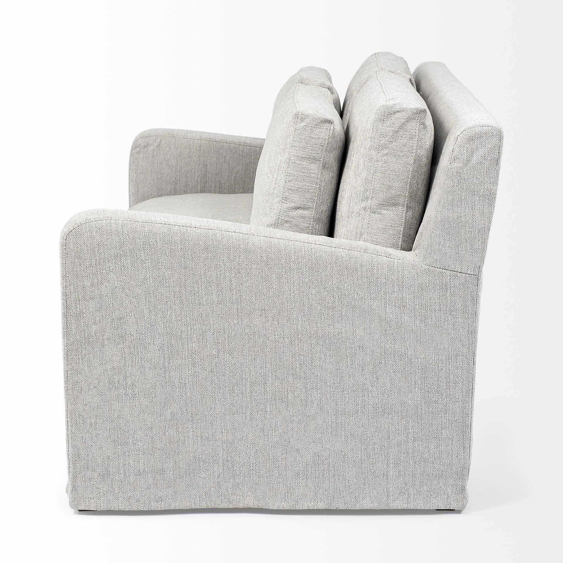 Payton Love Seat in Frost Gray