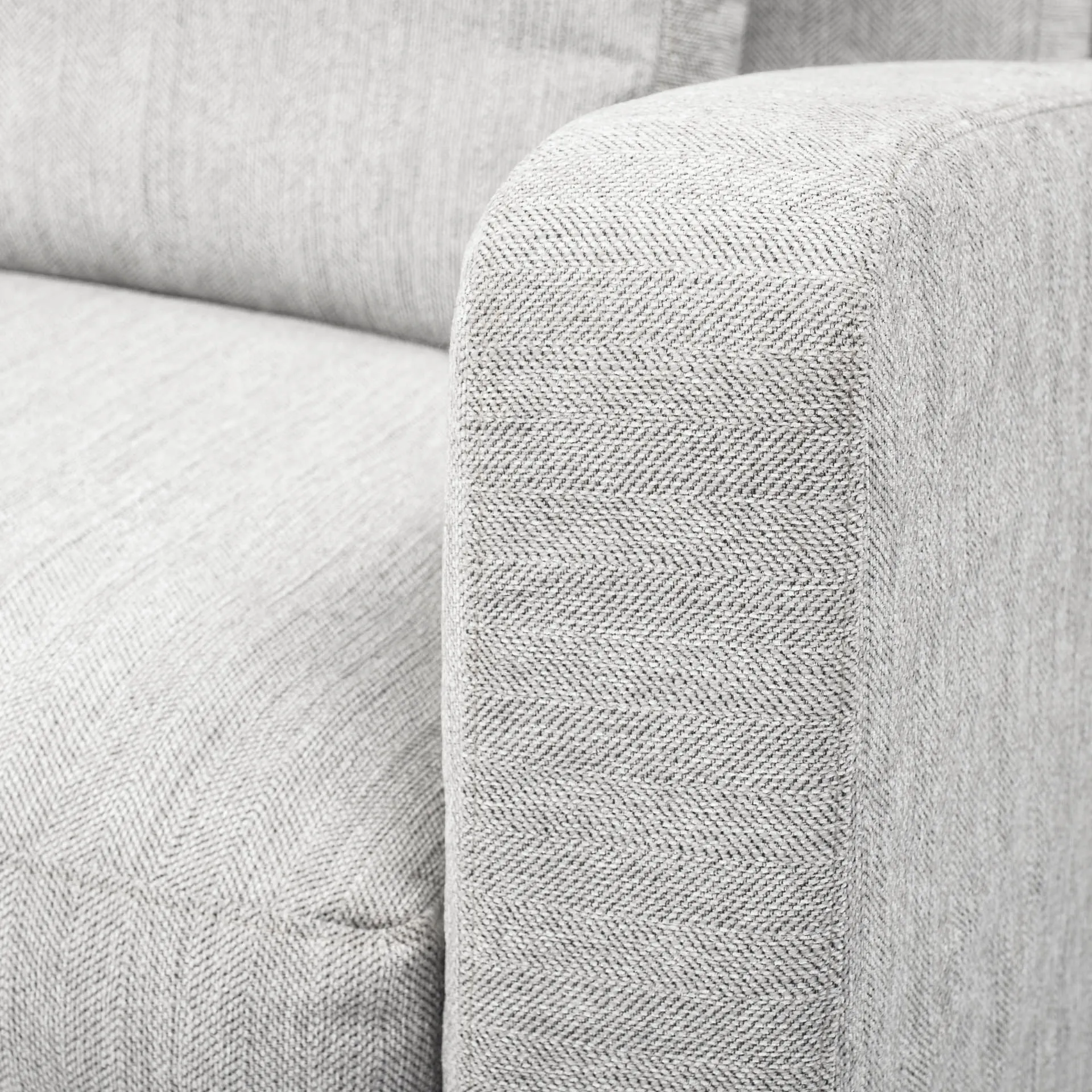 Payton Love Seat in Frost Gray