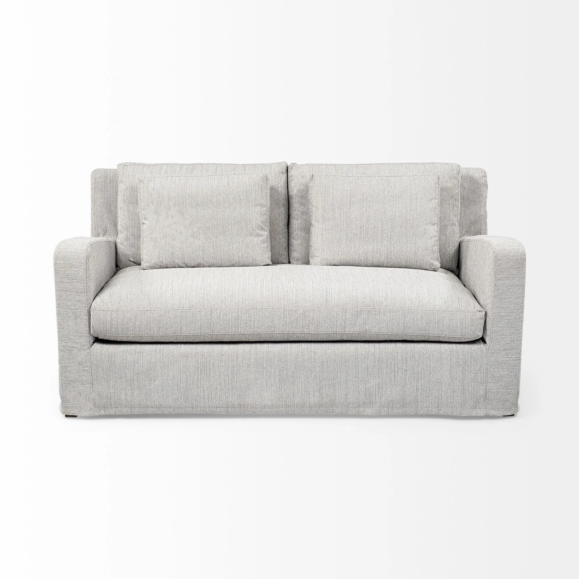 Payton Love Seat in Frost Gray