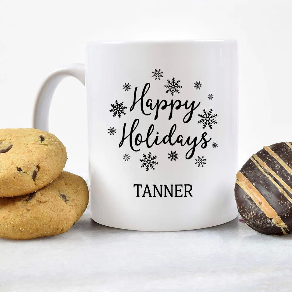 Personalized Merry Christmas Mugs