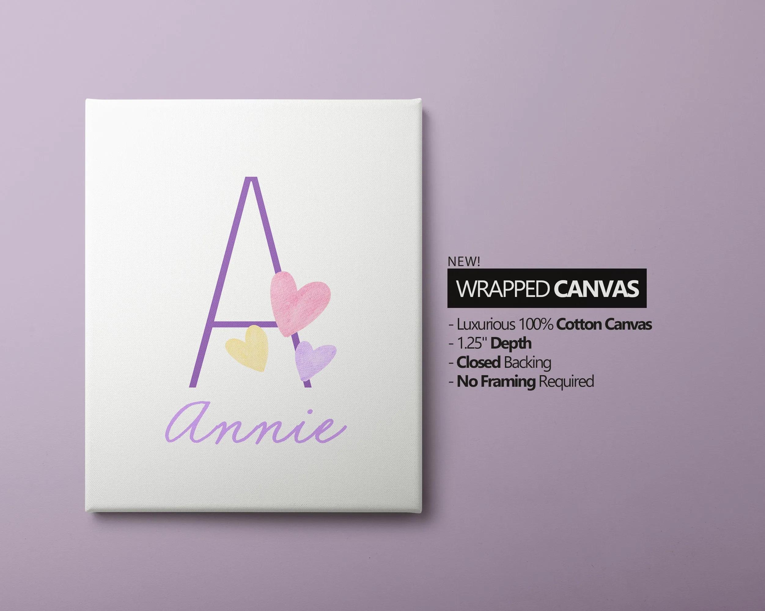 Personalized Pastel Purple Rainbow Sun Hearts Set of 3 Nursery Art Prints, Colorful Nursery Wall Art, Decor, Play Room, Baby Room Ideas, 104