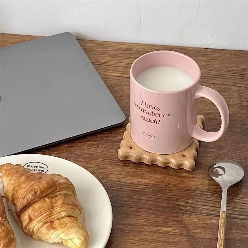 Pink Matte Ceramic Mug | 300ml coffee mugs