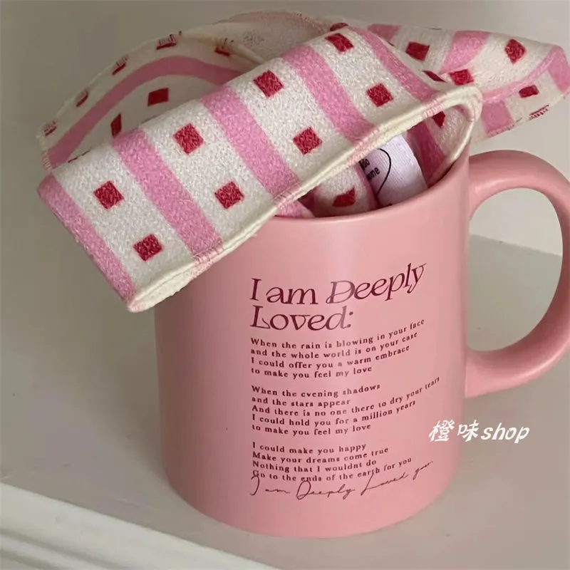 Pink Matte Ceramic Mug | 300ml coffee mugs