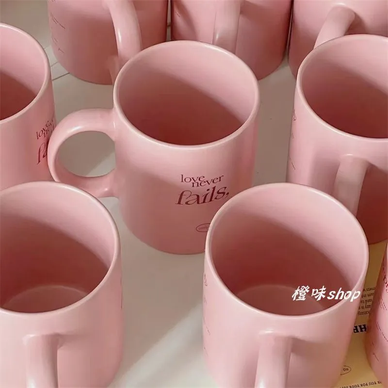Pink Matte Ceramic Mug | 300ml coffee mugs
