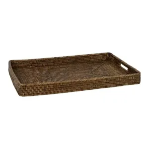 Plantation Rattan Tray Rectangle Small