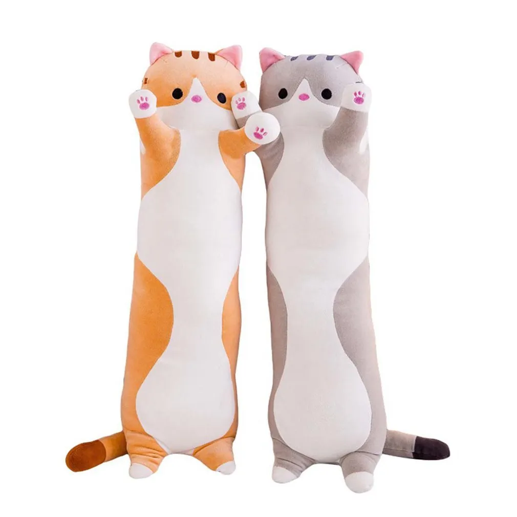 Plush Cat Doll Stuffed Kitten Pillow