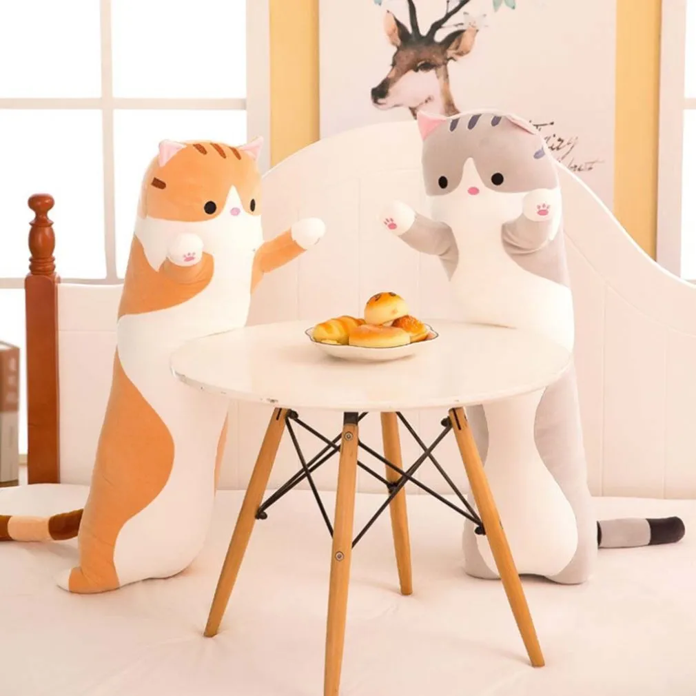 Plush Cat Doll Stuffed Kitten Pillow