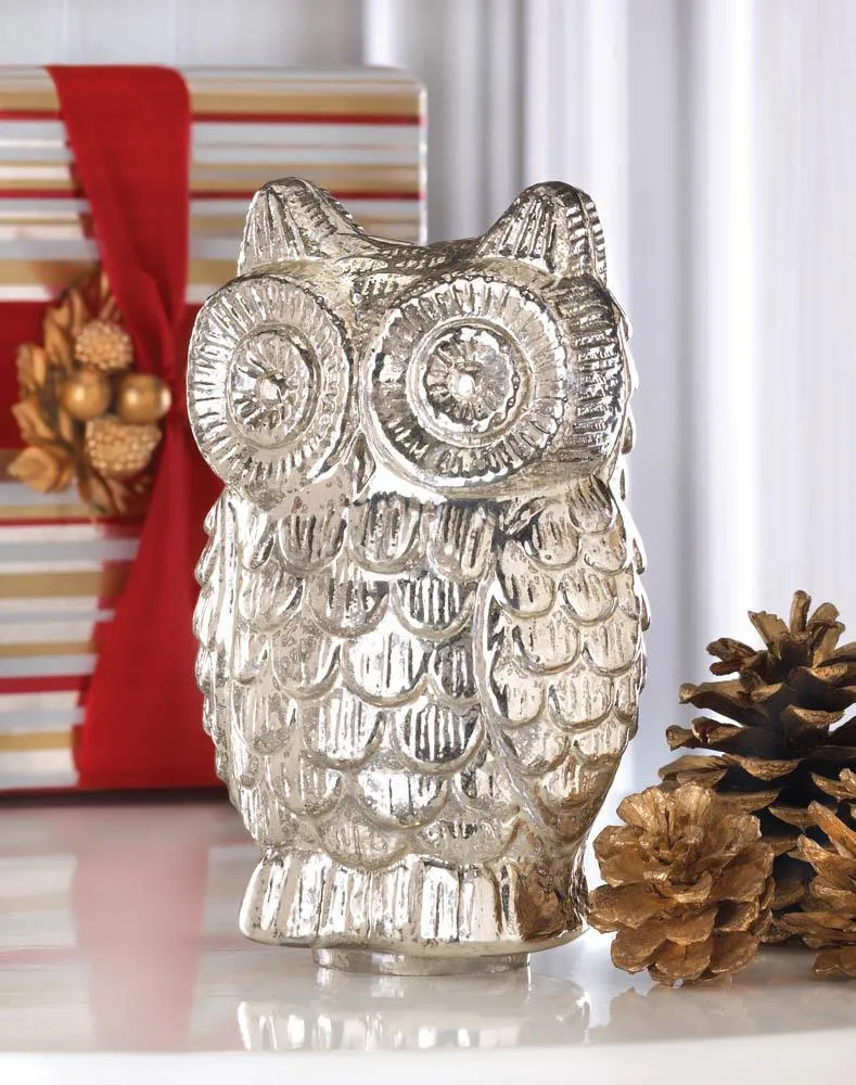 Quilted Owl Figurine