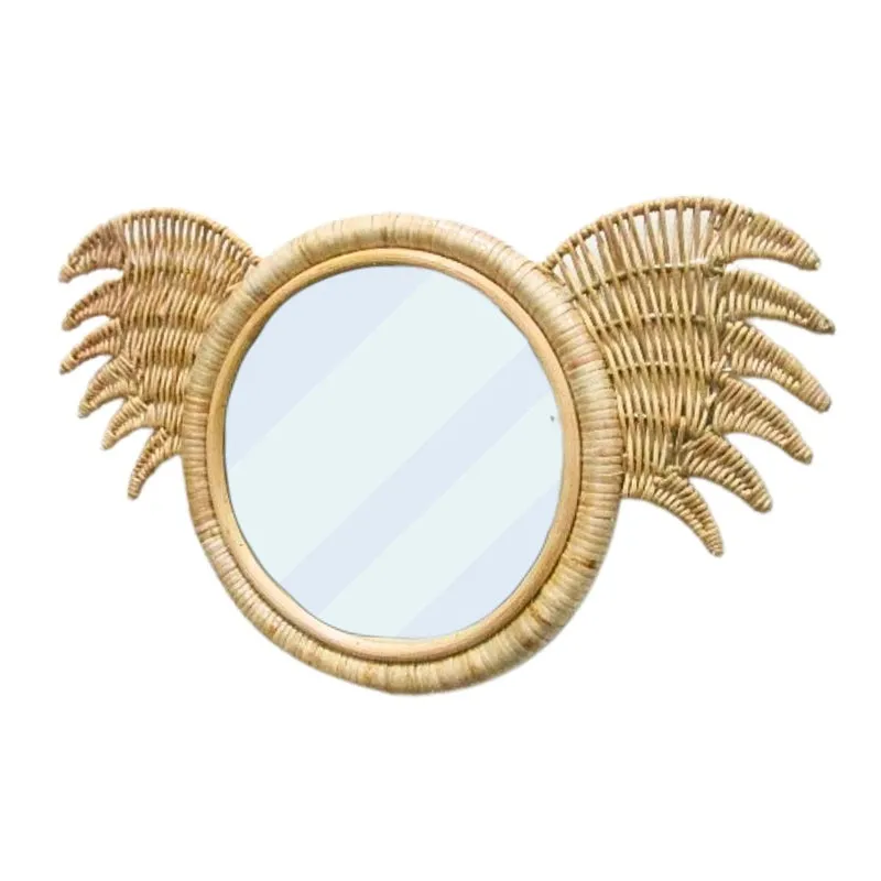 Rattan Koala Mirror