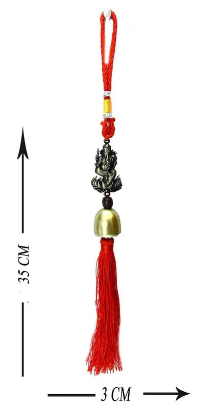 RCW Wall Hanging Showpiece Evil Eye for Home Decoration Lotus Ganesh Evil Eye for Good Luck Ornament Amulet for Car, Home and Office for Protection and Blessing
