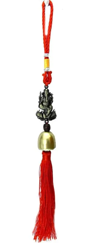 RCW Wall Hanging Showpiece Evil Eye for Home Decoration Lotus Ganesh Evil Eye for Good Luck Ornament Amulet for Car, Home and Office for Protection and Blessing