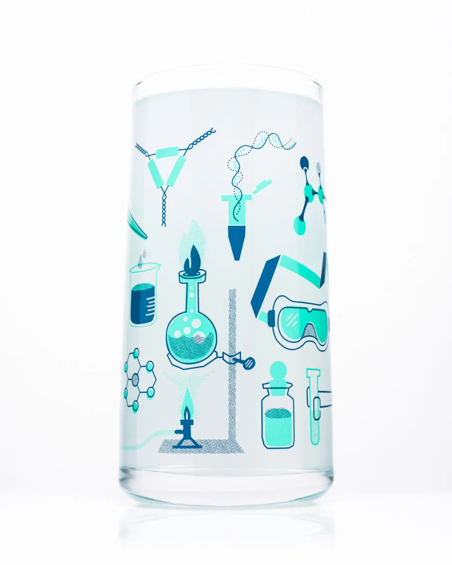 Retro Science Drinking Glassware Set of 9
