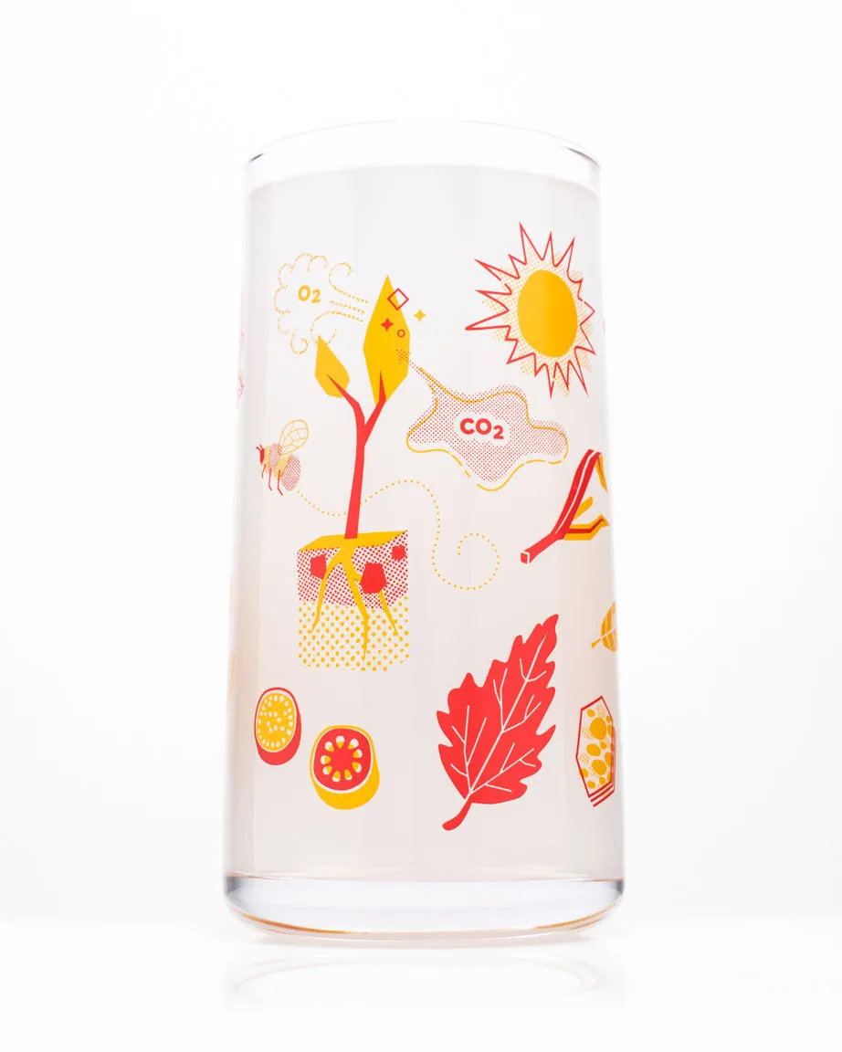 Retro Science Drinking Glassware Set of 9