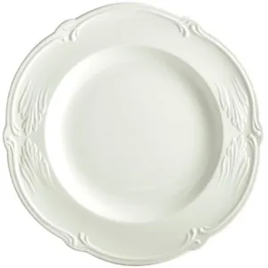 Rocaille Blanc Round Deep Dish