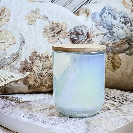 Ruya's Handcrafts Serinity Unicorn Jars Double Wick Rose Quartz Stone | Revealing Delightful Surprises Every Flicker Therapy Candles | Love Spell Candles (Maker's Choice)