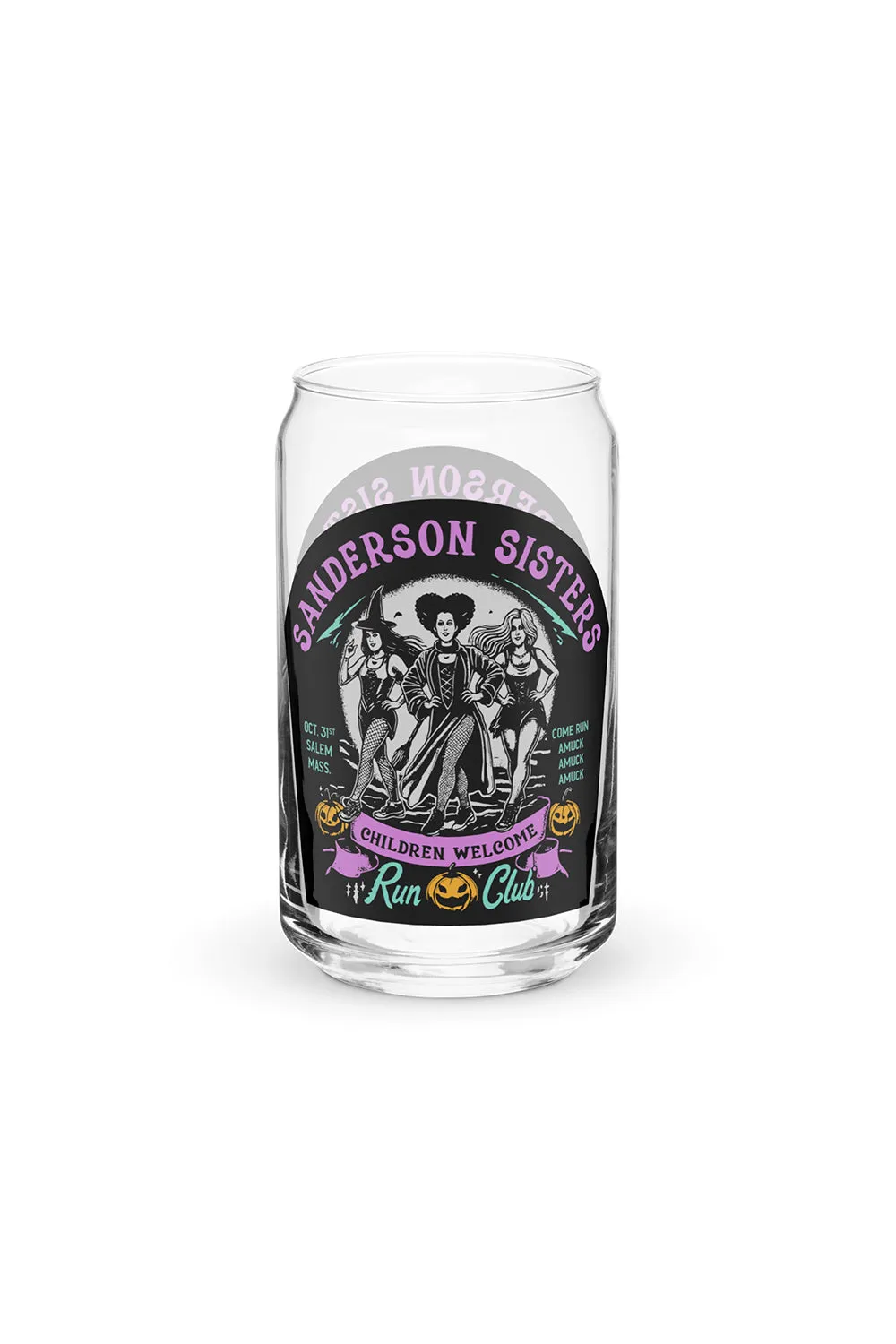 Sanderson Sisters Run Club Glass