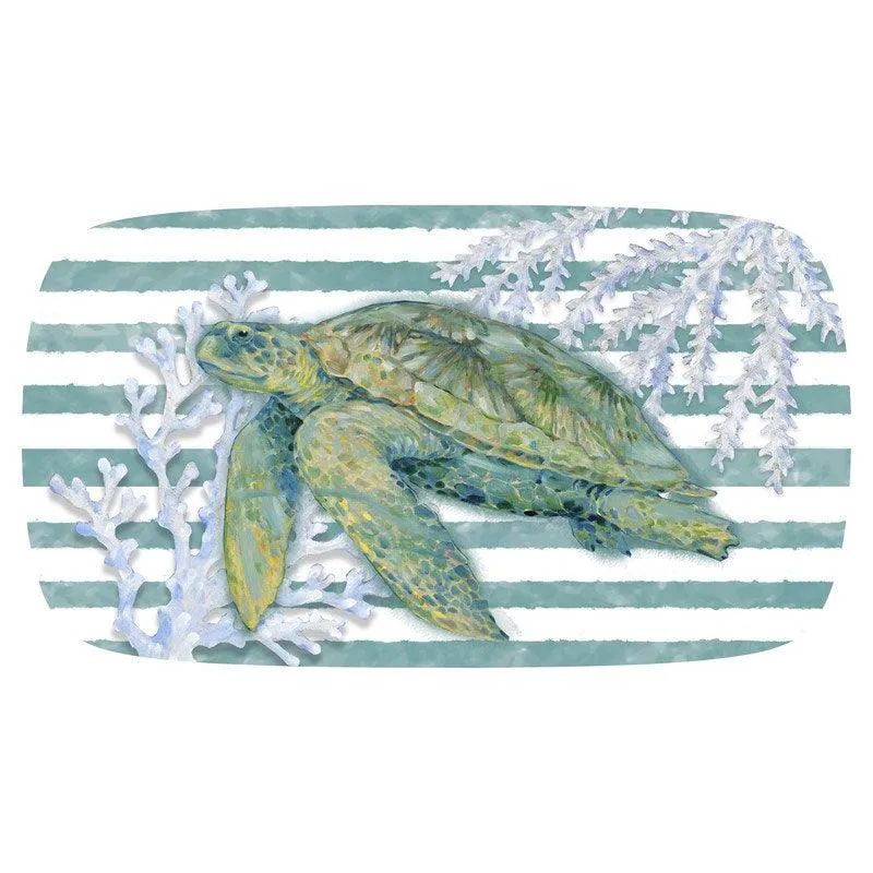 Sea Turtle 15.5 in. x 7.75 in. Appetizer Tray