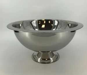 Serving Bowl- Silver 20" Plain
