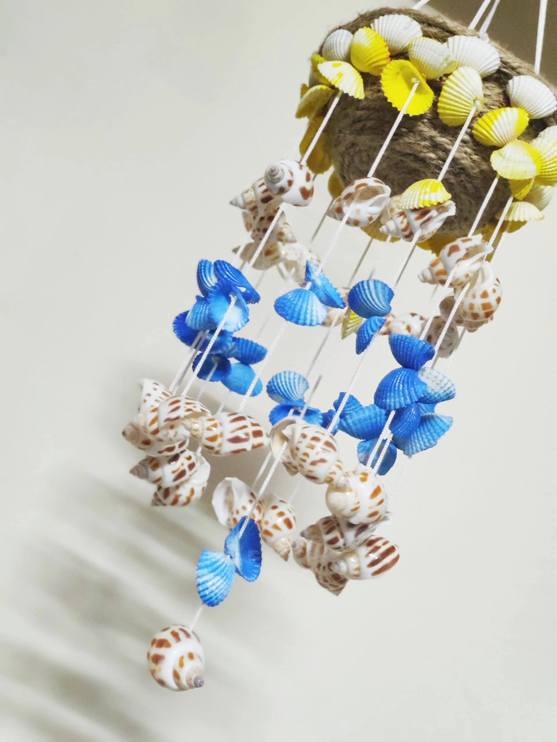 Shellkrafts Wind Chime for Wind Chime for Home Balcony & Garden | Home Decor Items | Windchime Wall Hanging | Positive Vibes, Unique Wall Hangings, Wall Art, Wall Decor, Home Decor (12 Inches, Multi)