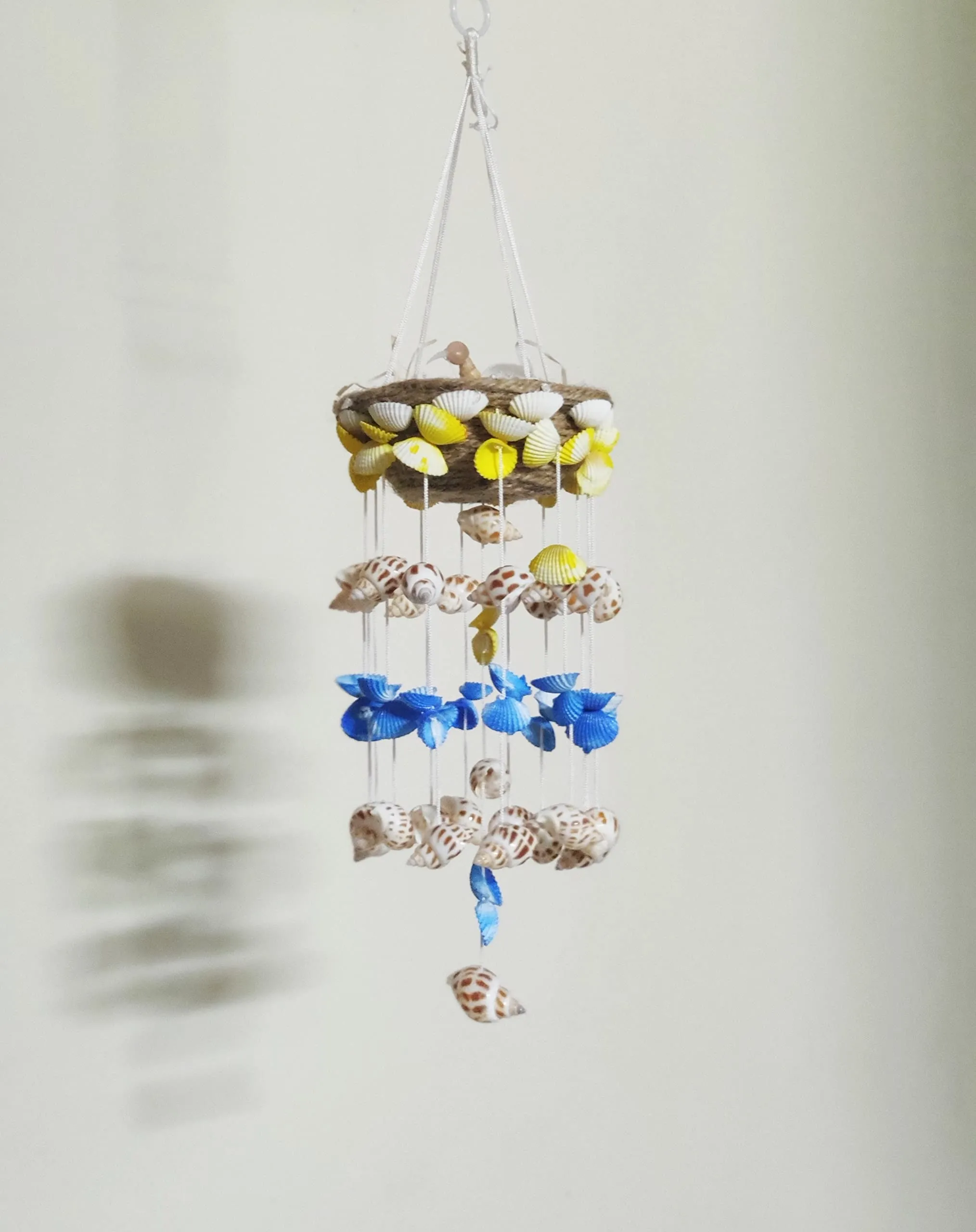 Shellkrafts Wind Chime for Wind Chime for Home Balcony & Garden | Home Decor Items | Windchime Wall Hanging | Positive Vibes, Unique Wall Hangings, Wall Art, Wall Decor, Home Decor (12 Inches, Multi)