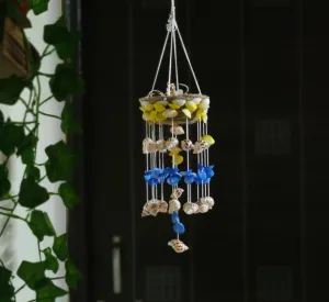 Shellkrafts Wind Chime for Wind Chime for Home Balcony & Garden | Home Decor Items | Windchime Wall Hanging | Positive Vibes, Unique Wall Hangings, Wall Art, Wall Decor, Home Decor (12 Inches, Multi)
