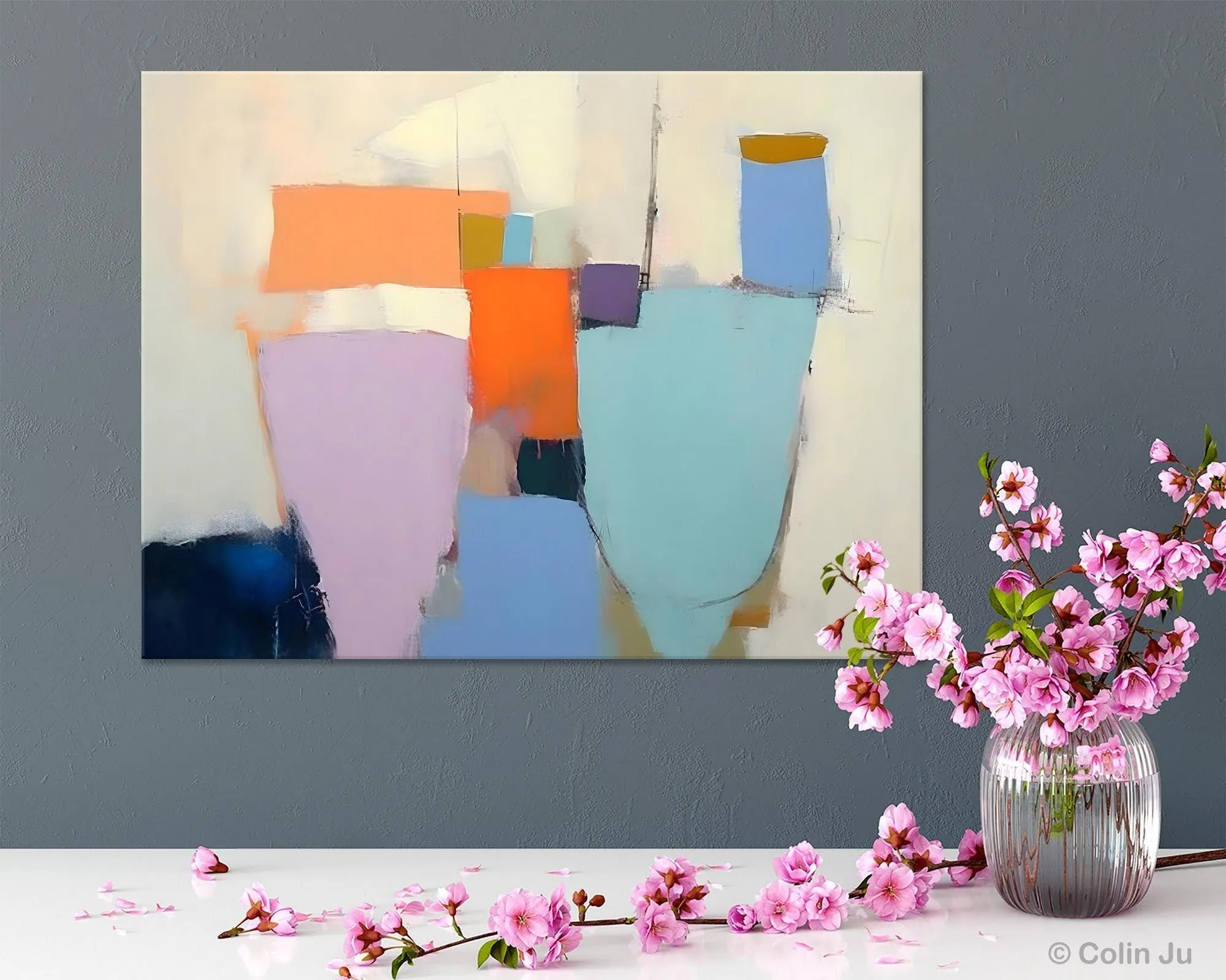 Simple Wall Painting Ideas for Living Room, Extra Large Painting on Canvas, Contemporary Acrylic Art, Original Abstract Wall Art Paintings