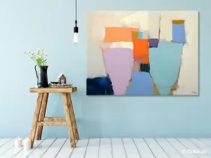 Simple Wall Painting Ideas for Living Room, Extra Large Painting on Canvas, Contemporary Acrylic Art, Original Abstract Wall Art Paintings