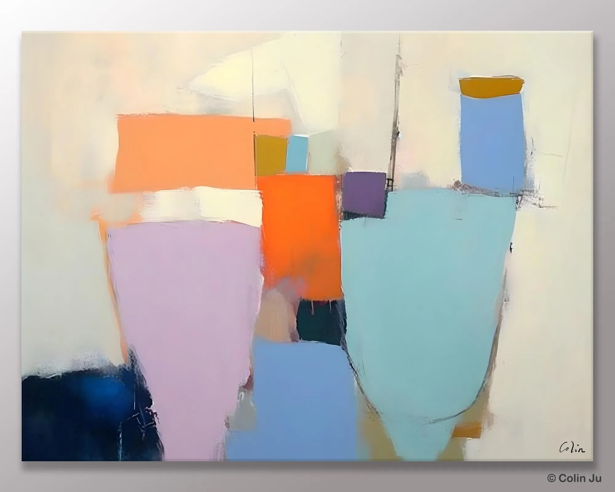 Simple Wall Painting Ideas for Living Room, Extra Large Painting on Canvas, Contemporary Acrylic Art, Original Abstract Wall Art Paintings