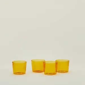 Small Essential Glassware Set of 4 (Amber)